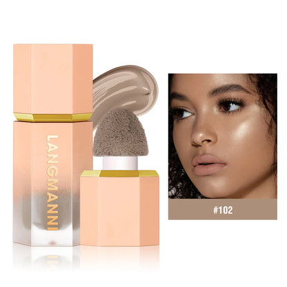 Three Color Liquid Contour Liquid Cosmetic Concealer to Enhance the Three-Dimensional Sense of Facial Contour and Keep Fit