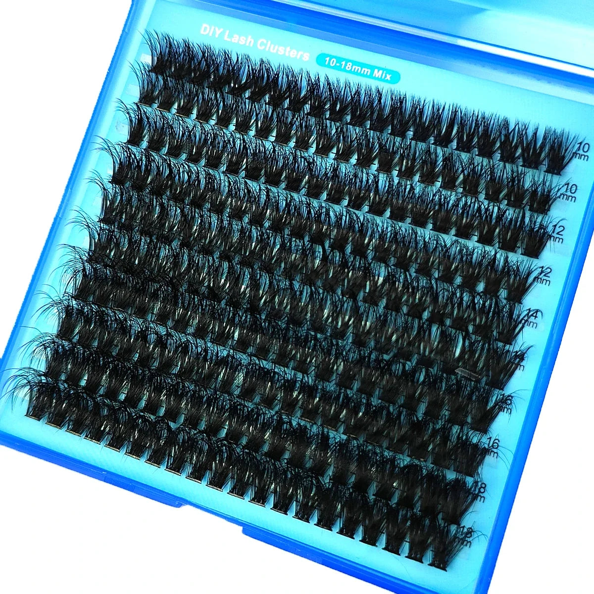 10Row 40D-200D 5D Fluffy Thick Lashes Clusters 10-18mmMix Wispy Individual Lashes Extensions Clusters DIY Makeup False Eyelashes