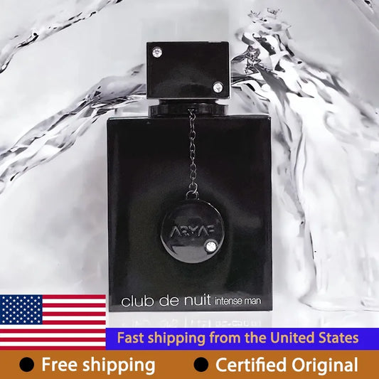Armaf Club De Nuit Intense for Men Eau de Toilette Spray 3.6 Oz Original Arab Perfumes 100 ML Lasting Spicy Wood Perfume Cologne