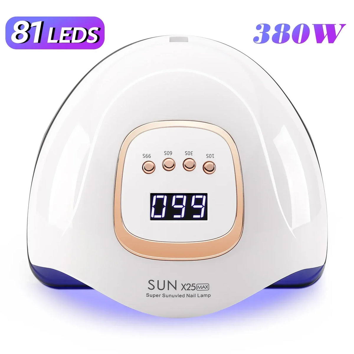 380W UV LED Lamp for Nail  84 LEDs Nail Dryer with Auto Sensor Quick-drying Manicure Lamp for Curing Nail Polish Nail Art Tools