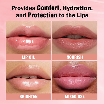 Moisturizing Water Lip Gloss Transparent Mirror Crystal Jelly Glass Lip Oil Plumping Lipgloss Makeup Lip Care Cosmetics