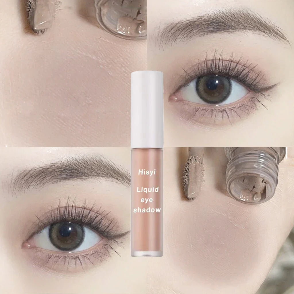 Low Saturation Matte Liquid Eye Shadow Blush Waterproof Easy To Color Brightening Natural Contouring Eyeshadow Pigment Makeup