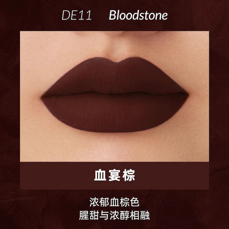 Kaleidos Lipstick Lip Cream Matte Velvet Nude Colours Lip Mud Waterproof Lip Gloss Long Lasting Lip Stain