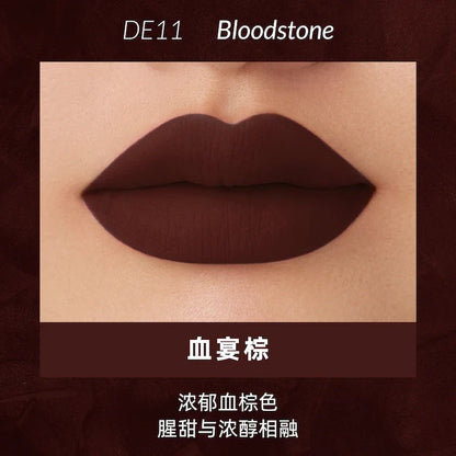 Kaleidos Lipstick Lip Cream Matte Velvet Nude Colours Lip Mud Waterproof Lip Gloss Long Lasting Lip Stain