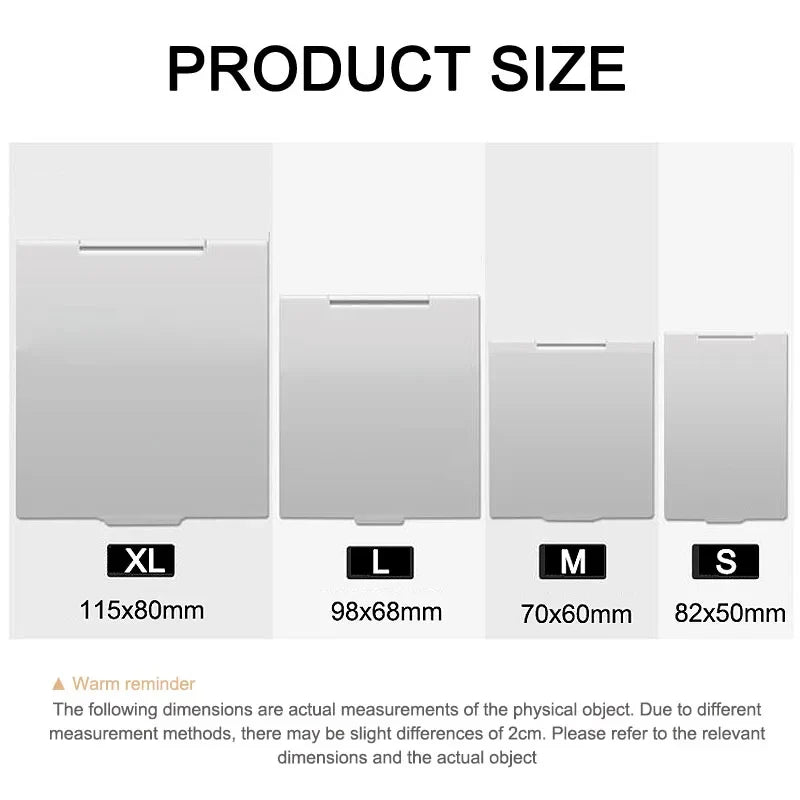 Aluminum Folding Portable Mirror Makeup Mirror Lash Mini Bag Pocket Portable Mirror Foldable Compact Cosmetics Tools HUAZJ12