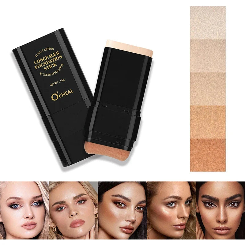 Eraser contour foundation stick moisturizing,light,long-lasting waterproof,breathable concealer natural,docile liquid foundation