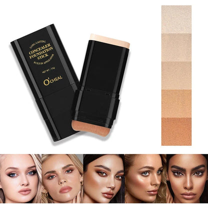Eraser contour foundation stick moisturizing,light,long-lasting waterproof,breathable concealer natural,docile liquid foundation