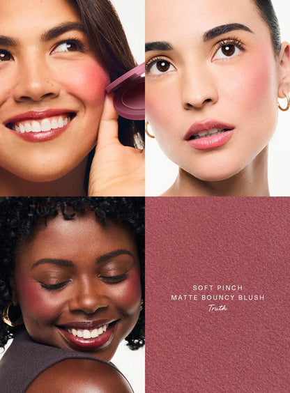 Rare Beauty Soft Pinch Matte Bouncy Cushiony Cream-to-powder Blush Airy And Lightweight Soft Pinch Liquid Blush Natural Flush