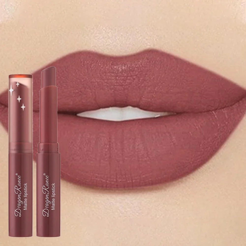 Nude Matte Lipstick Waterproof Lip Sticks Not Fading Sexy Red Velvet Lipsticks for Women Make Up Long Lasting Lip Cosmetics