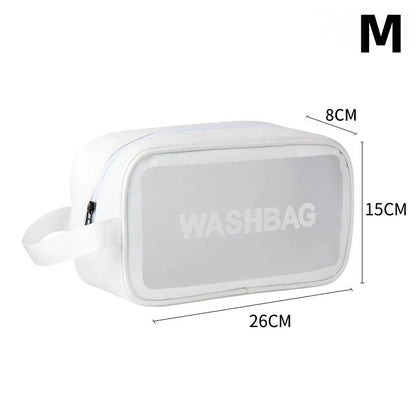 Portable Travel Wash Bag Female Transparent Waterproof Makeup Storage Pouch Large Capacity Cosmetic Organizer Beauty Women Case