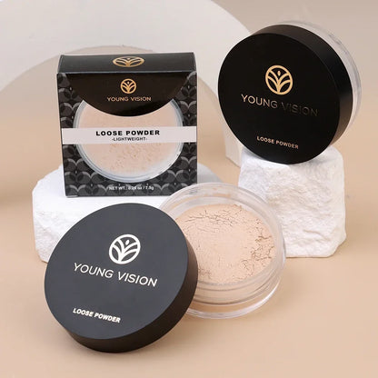Matte Loose Powder Waterproof Oil-control Translucent Brightening Face Full Coverage Face Makeup Setting Finish Powder Cosmetics