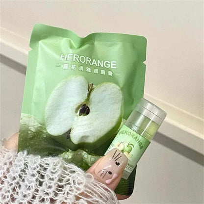 Transparent Coconut Fruit Lip Balm Lip Care Moisturizing Fade Fine Lines Jelly Lip Gloss Lipstick Anti-drying Hydration Makeup