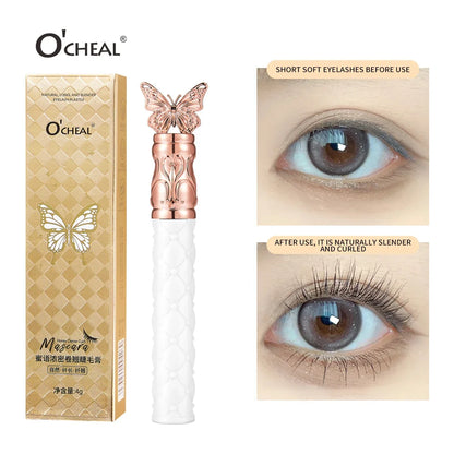 O'cheal 3D Silk Fiber Waterproof Mascara - Black Thickening