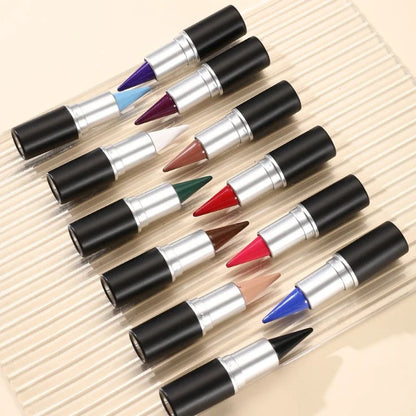 12 Colors Waterproof Eyeliner Cream Lasting Easy To Wear Eye Liner Gel Black Blue Matte Quick Dry Eyeliner Pen Makeup Cosmetics