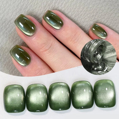 BORN PRETTY 10ml Fruit Purple Grape Cat Magnetic Gel Nail Polish 2025 New Whitening Guava Glass Beads Varnish Nail Supplies