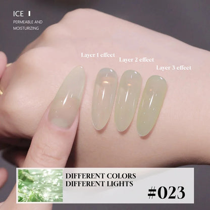MIANEL  12ML Japanese Style Fairy Gel Nail Polish White Pink Nude Color Ice Clear Nail Polish Pink Nails Summer Nails 1-24pcs