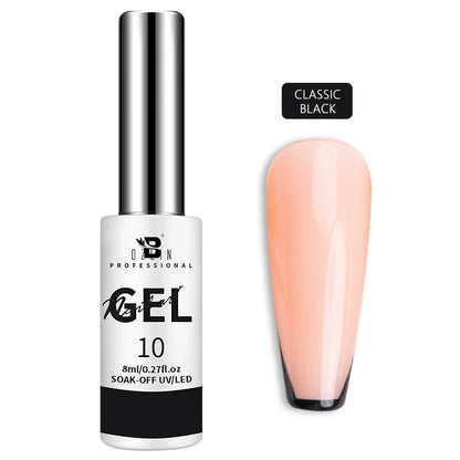 5ML Gold Silver Metallic Liner Paint Gel Polish Chrome Mirror Metal Effect Super Bright French UV LED Semi Permanent Nail Gel