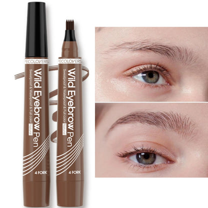 Eyebrows Pen Eyebrow Tattoo Waterproof Liquid Black Eye Brow Makeup Pencil Microblading