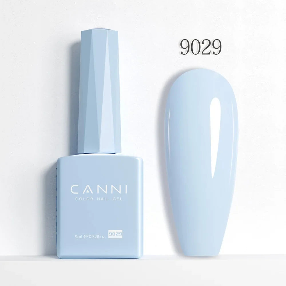 CANNI Hema Free Nail Gel Polish Fall Color Collection Semi Permanent Diamong Long Wear Top Coat Red Gorgeous JellyNude Color 9ml