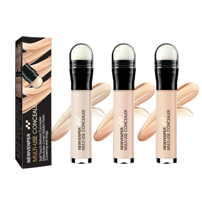 3 Pcs Concealer Stick Multi-Use Concealer Makeup Dark Circles Treatment, Lightweight, Full Coverage, Long Lasting
