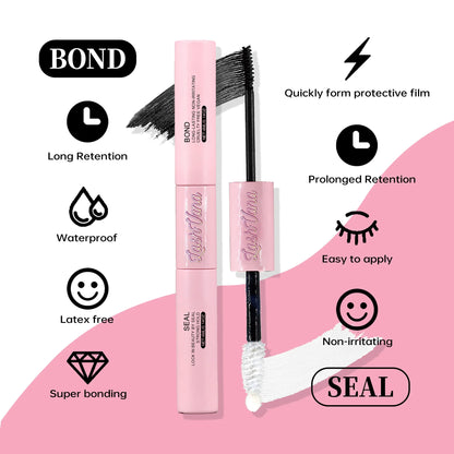 DIY Lashes Extension Kit Eyelashes 40D 8-16mm 240PCS Clusters Lash Bond and Seal Makeup Tools for Gluing  Lashes Gluing Glue