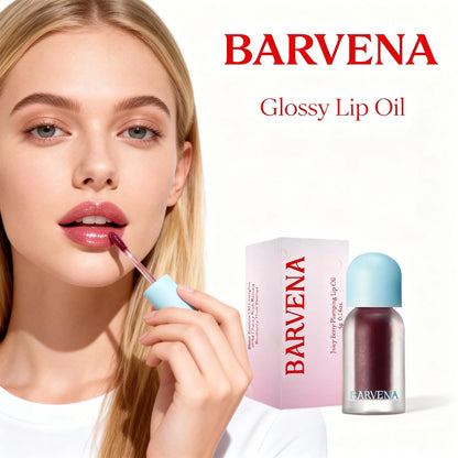 Colored mirror lip gloss soft brush head moisturizing gloss transparent plump lip gloss, long-lasting nourishing non stick cup