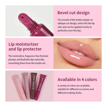 Lip Gloss Long-lasting Moisturizing Lipstick Transparent Color Lip Glaze Cosmetics Suitable For Phone Case 4 Colors For Phone C