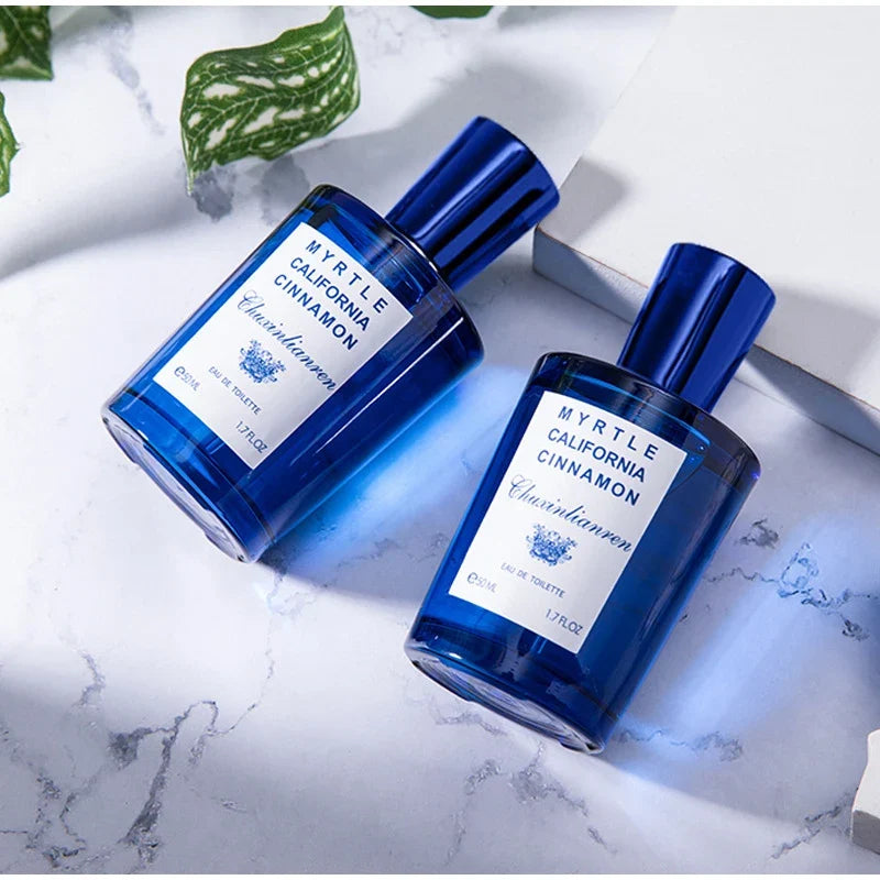 Luxury Blue Mediterranean Unisex Perfume Fresh Fruity Ultimate Charm Fragrance Natural Wood Couple Premium Eau De Toilette 50ml