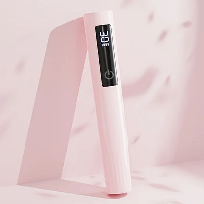 Handheld Nail Light Mini LED Nail Lamp For Gel Nails With Stand & LCD Screen Control 2 levels Adjustable For Fast Curing