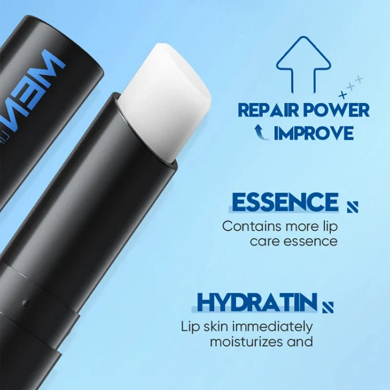 SADOER Men's Shark Grass Vaseline Lip Balm for Autumn and Winter to improve dryness,Beihu Moisturizing Hydrating Lip Balm
