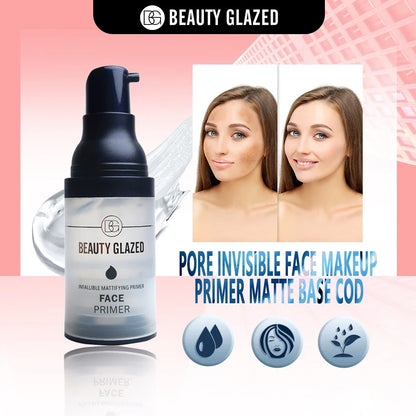 BEAUTY GLAZED Pore Invisible Long-lasting Face Makeup Primer Matte Base Face Primer Moisturizer