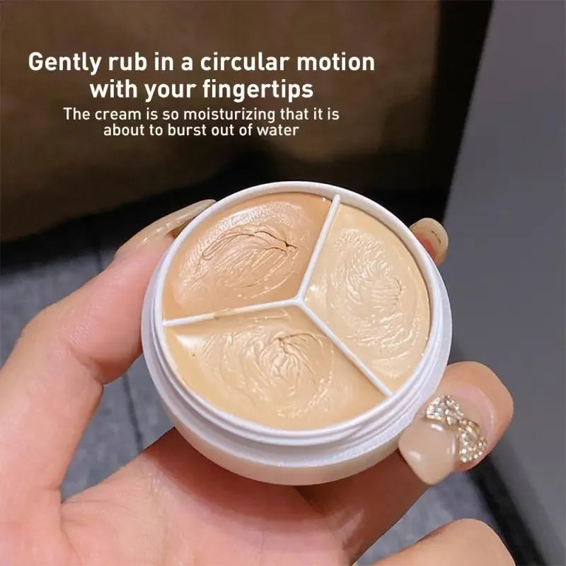 Sweet Mint 3-Color Concealer Palette - Waterproof Cream