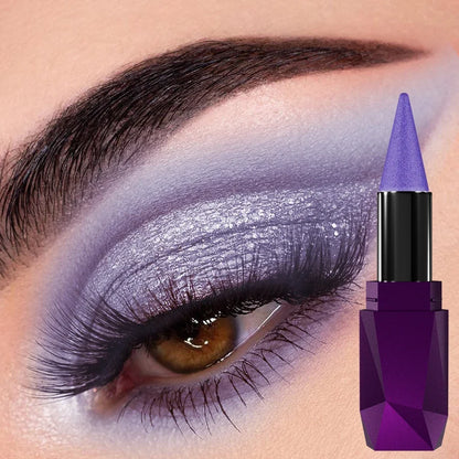 25 color 1PC Pearl  eyeshadow stick waterproof long lasting glitter&matte color eye shadow makeup face highlight cosmetics gifts
