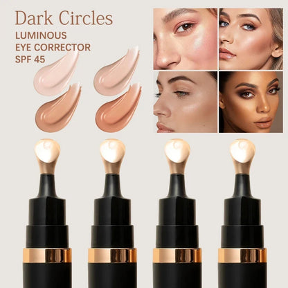4 color Luminous Eye Concealer Concealer brightens conceal,dark circles under the eyes,concealing makeup liquid concealer
