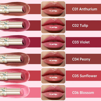 CATKIN GLOSSY LIP BALM Hydrating Lip Balm in 6 Vibrant Colors Moisturize, Protect & Soothe