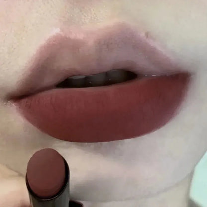 TX010 Thin Tube Matte Lipstick Waterproof Sweatproof Long-Lasting Makeup Resistant Dual Use on Lips And Cheeks