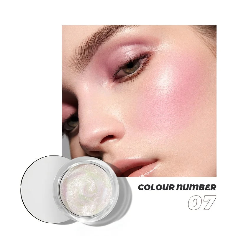9 colors of liquid highlighter, waterproof  and not easy to fade, multi-functional, cheeks & eyes & face & lips & body