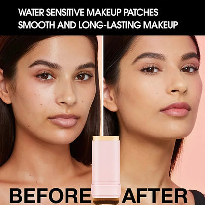 TVLV Concealing Foundation Stick with Built-In Brush - Waterproof