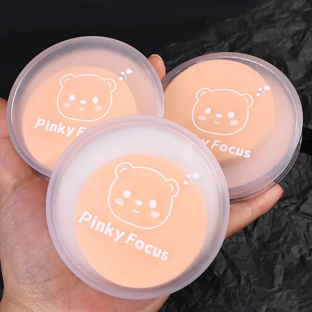Lasting Oil Control Loose Powder 3Colors Moisturizing Waterproof Concealer Pressed Powder Breathable Brighten Face Korean Makeup