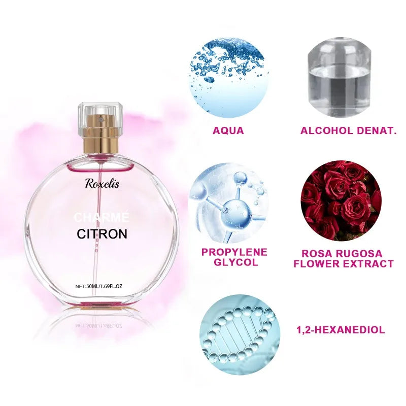 Women's Niche Charm Perfume Fresh Light Scent Long-Lasting Gentle Elegance for Dates Fragrance Pheromone Eau De Parfum Cologne