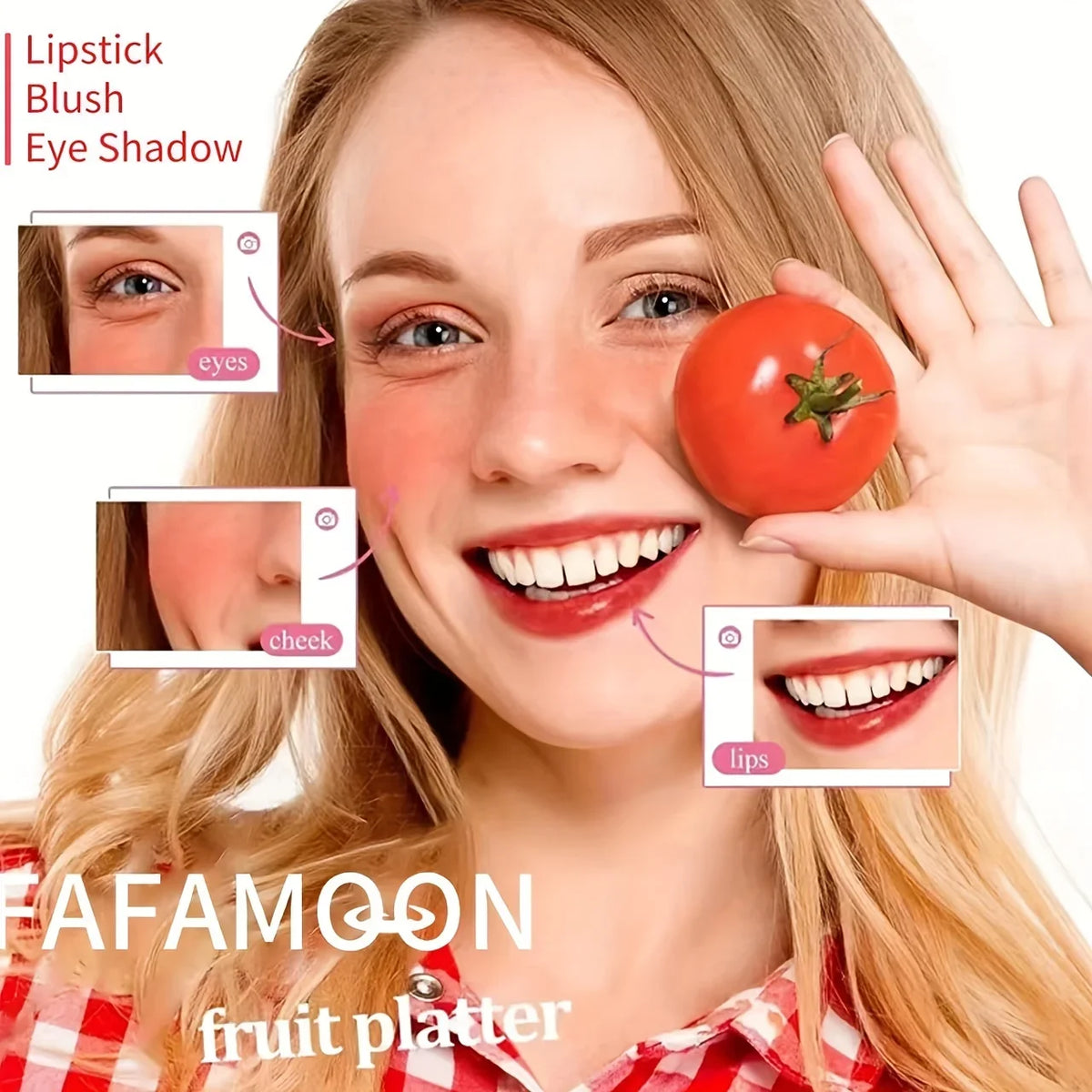 Fruity Lip Tint Water Gloss Tint, Moisturizing Waterproof Liquid Lipstick, Non-Stick, High Pigment, Long-Lasting Vibrant Colors