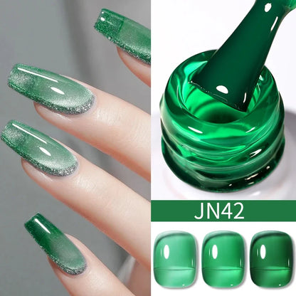 BORN PRETTY 10ml Blood Red Jelly Gel Nail Polish Halloween Nails Art Gel Polish Sheer Translucent Nail Gel for Winter Manicure