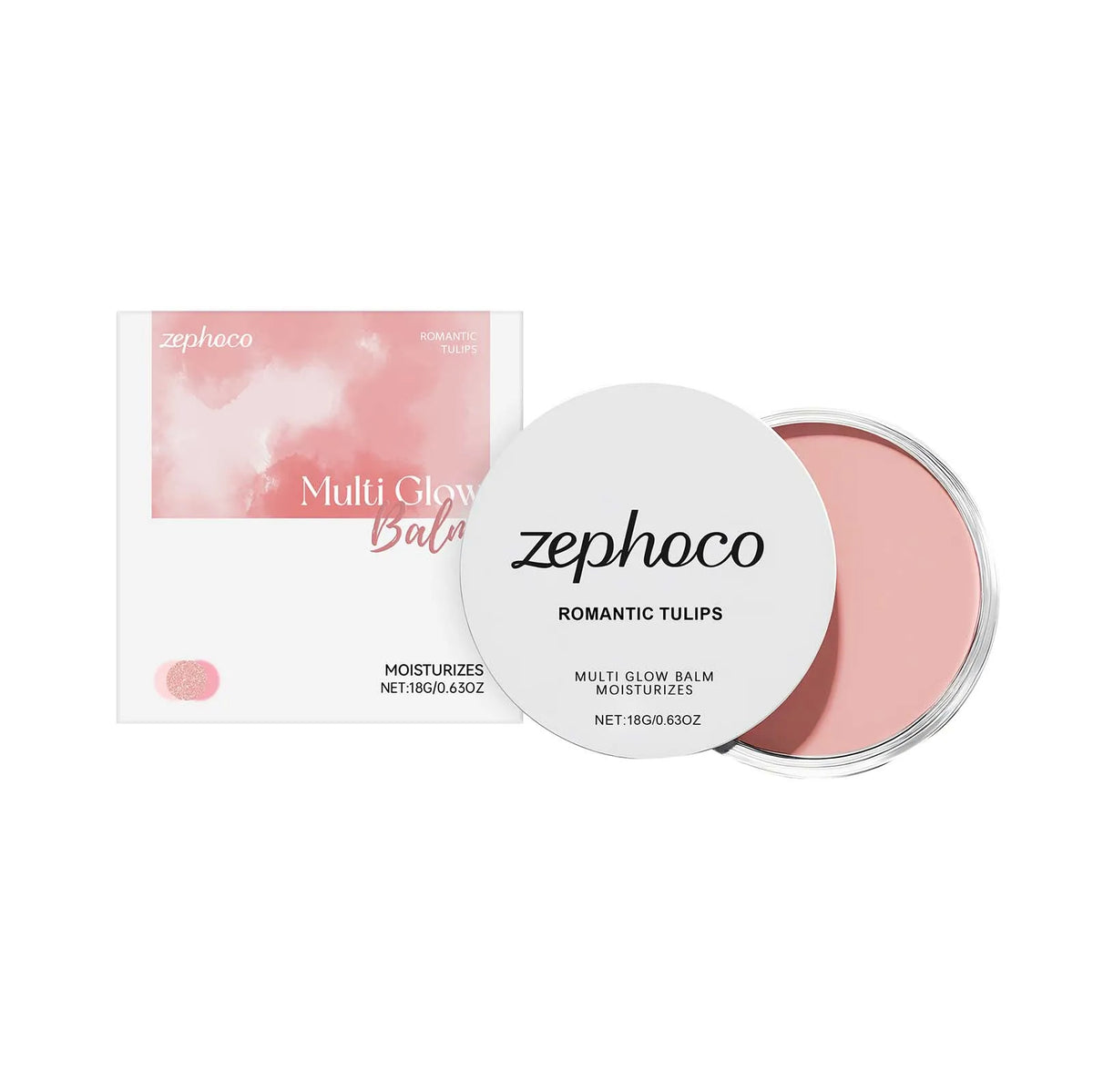 Pink Sakura Cream Blush Makeup Natural Cheek Tint Long Lasting Hydrating Lightweight Blusher Stick  Smooth Comfortable to Wear