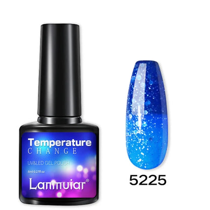 Temperature Color Changing Thermal Nail Polish Fast Drying Water-based Gradient Nail Varnish Manicure Supplies Nail Art