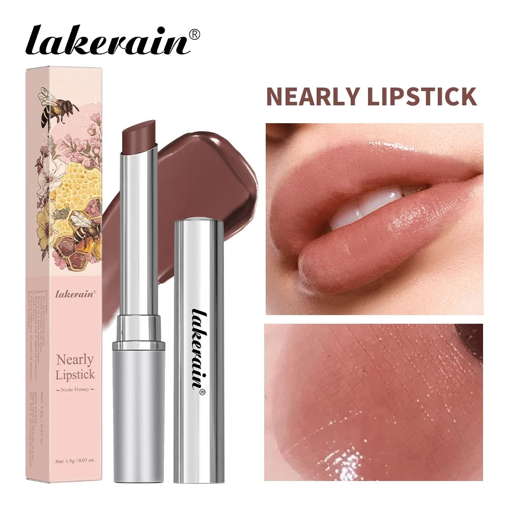 Lakerain Colorless Nearly Lip Balm Lipstick Long Lasting Hygienic Moisturizing Lips Plumper Nourish Makeup Lip Care Cosmetics