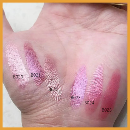 BUILTTY Korean Glitter Pearl Dropshiping Lipstick Matte Nude Color Long Lasting Waterproof Wholesale Price Red Pink Purple