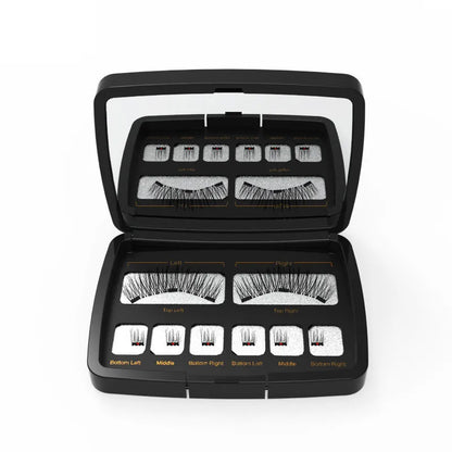 3D 3 Magnetic Eyelashes Natural Soft Reusable Easy To Wear Eyelash Extension Beauty Makeup Tool fake mink false eyelashes