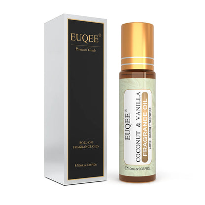 EUQEE 10ml Fragrance Oil Roll-On Long Lasting Scent La Vie Est Belle CHANCE Jadore Cotton Strawberry Mango for Men and Women
