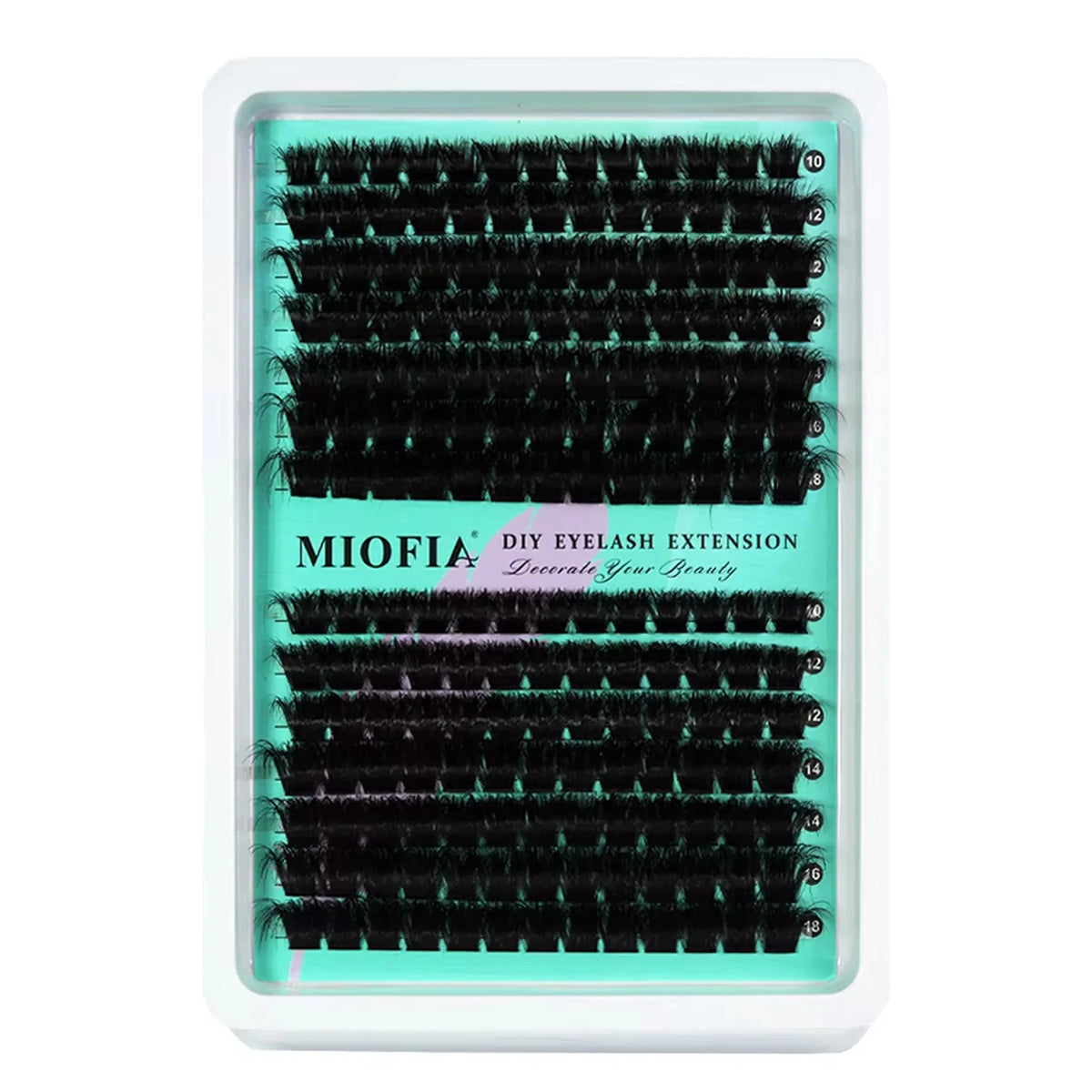 New 14/30 Rows DIY 5D Fluffy Lash Clusters 30D-150D Thick Eyelash Clusters Individual Lashes 10-18mm Cluster Eyelash Extension
