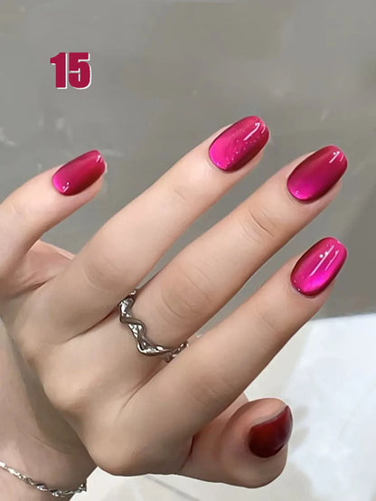MIANEL 12ML Emperor Green Cat Eye Gel Nail Polish Whitenning Nails Green Nails Suitable For Nail Salons Nail Supplies  1-21pcs